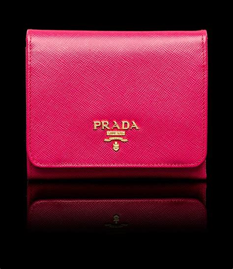 prada peony pink wallet